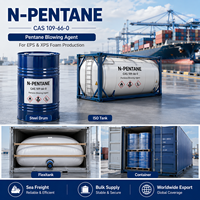 Solución de Proceso N-Pentano CAS 109-66-0 99% de Pureza, Agente de Expansión para Preespumado de EPS, Moldeo, Curado, Suministro de Fábrica