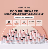 Mug Perjalanan Stainless Steel 16oz yang Laris dengan Tutup Sedotan, Terisolasi, Anti Bocor, Mug Kopi Portabel, Botol Air