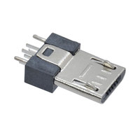 Connecteur mâle Micro USB 2.0 Type B BTRE TC-0271 à 5 broches, vertical, mini prise V8, câble de charge et de données à ressort 2A/5A 1.0mm
