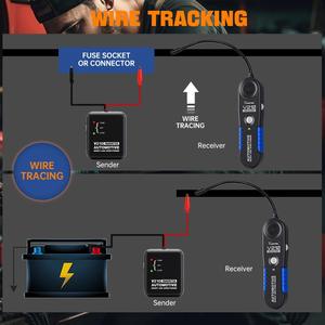VDIAGTOOL V210 Traqueur ouvert <span class=keywords><strong>de</strong></span> circuit automobile Détecteur <span class=keywords><strong>de</strong></span> court-circuit pour véhicule Détecteur électrique 12V 24V Testeur <span class=keywords><strong>de</strong></span> circuit automobile - Product Image 4