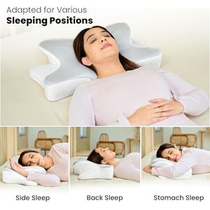 High Quality Customizable Ergonomic Contour Memory Foam Cervical <b>Pillow</b> Orthopedic <b>Neck</b> <b>Pillow</b> for Side Back Stomach Sleep - Product Image 5