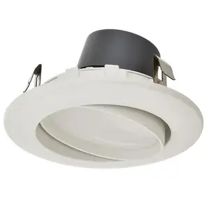 UL Gimbal 4 Inch Recessed Lights Directional Angled Trim Adjustable Ceiling Downlight
