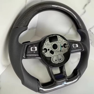 Volant en cuir pour <span class=keywords><strong>VW</strong></span>/Volkswagen GTI pour Golf 6 7 Série R Passat B8 Mk7 MK8 <span class=keywords><strong>Arteon</strong></span>/CC Modèles de voitures Volkswagen - Product Image 5