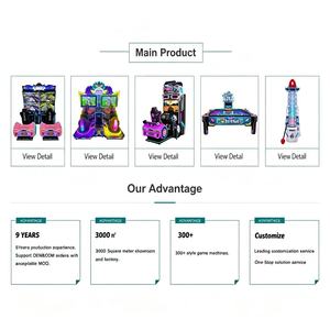 Machine de flipper LED colorée à monnayeur, modèle <span class=keywords><strong>Rising</strong></span> <span class=keywords><strong>Sun</strong></span>, en promotion, pour salles de jeux et parcs d'attractions - Product Image 5