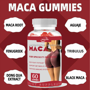 Gomitas de Maca OEM Naturales <span class=keywords><strong>Plus</strong></span>, Gomitas de Maca de Alta Calidad para Mujeres, Marca Privada OEM, Vitalidad para Glúteos y Cadera en Mujeres - Product Image 4