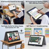 Touchscreen OEM da 10,5 Pollici con Rotazione a 360 Gradi °   Laptop Rotante 4-in-1 Intel N150 K12, Tablet PC per Studenti, Apprendimento Online, Computer Portatile