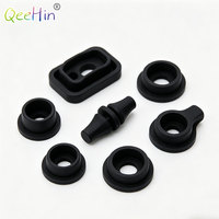 Bouchon d'étanchéité en silicone de forme spéciale, pièces en caoutchouc silicone noir moulées sur mesure, passe-câble résistant à l'huile