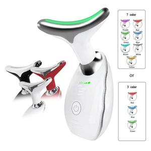 เครื่องนวดหน้าและลำคอแบบมีโลโก้สั่งทำได้ 3 in 1 พร้อมระบบสั่นสะเทือน ไฟ LED และระบบทำความร้อน - Product Image 4