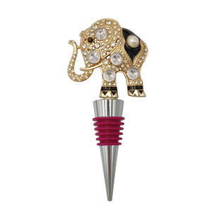 Christmas Wine Stopper Set Plastic Bottle With Santa Snowman Tree Design For Holiday Decorative Use - Product Image 2