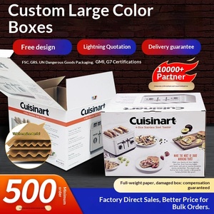 Caja de Cartón Corrugado de Alta Resistencia de 5 Capas Personalizada para Electrodomésticos con Impresión a Color - Product Image 4