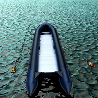 Bateaux Pneumatiques Longs et Grands de 6M, 7M, 8M avec Pontons en PVC de 1,2 mm