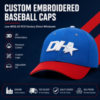 Gorra de béisbol blanca de 6 paneles personalizada con logo bordado para agente inmobiliario, estructurada, estilo papá, ajustable, con hebilla de cobre dorado, de sarga, étnica y deportiva.