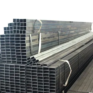 Structural Sections Galvanized Square Carbon Steel Pipe Steal Pipes Tube High Quality Galvanized Square Tube