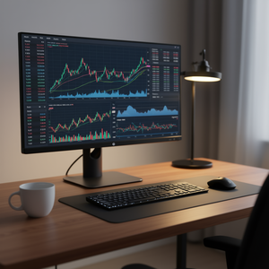 Camiseta de manga larga con diseño de gráfico del mercado de valores para comerciantes: Prefiero estar operando en el mercado de valores. - Product Image 3