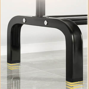 Organisateur métallique pour la maison, déplacement libre, double barre, séchoir à linge portable, support à vêtements et à chaussures avec étagère et roulettes - Product Image 5