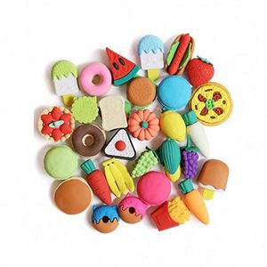 Gomme à effacer en forme de légumes et fruits, papeterie pour enfants, dessin animé Kawaii mignon 3D en caoutchouc TPR, logo promotionnel personnalisé - Product Image 1
