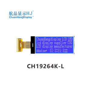 CH19264K-L 192x64 <span class=keywords><strong>COG</strong></span> <span class=keywords><strong>LCD</strong></span> đồ họa hiển thị Module 57.5x21.5 mét Dot Matrix Màn hình <span class=keywords><strong>uc1604</strong></span> điều khiển nhà máy trực tiếp - Product Image 2