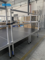 ESI Concert Aluminium Portable DJ Lighting Truss Stage Platform Stage Plate-forme de scène à 4 pieds