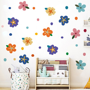 Stile bohémien semplici <span class=keywords><strong>adesivi</strong></span> a <span class=keywords><strong>fiori</strong></span> autoadesivi <span class=keywords><strong>per</strong></span> frigorifero camera dei bambini parete ambientale - Product Image 1