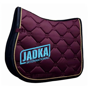 Tapis de selle en feutre de laine haute densité premium, matelassé violet pour chevaux, avec couches respirantes et confort supérieur pour l'équitation 2027 - Product Image 1