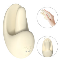 Sihand Maßgefertigter Erwachsenen-Vibrator für Frauen mit Zungenstimulation, Nippel- und Klitoris-Stimulation aus ABS + Silikon, Ohne Fernbedienung