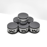 Craie de billard professionnelle personnalisable en alliage d'aluminium gris multi-pièces, faible teneur en poussière, pour billard et snooker, OEM Hola