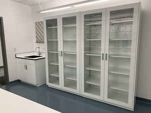 Archivador Metálico Moderno de Múltiples Puertas con Sistema de Cierre Seguro, Armario de Almacenamiento de Acero Laminado en Frío Resistente para Laboratorio - Product Image 5