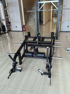 Placa de acero comercial cargada EQUIPO DE Fitness GluteBuilder <span class=keywords><strong>Deadlift</strong></span> Trainer para pecho espalda brazos culturismo funciones - Product Image 5