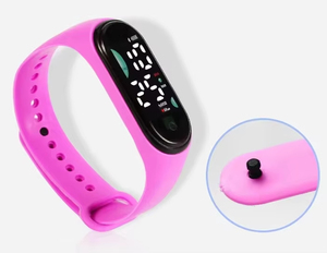Reloj Electrónico LED de Pulsera Pequeño para Estudiantes de Primaria y Secundaria, Resistente al Agua IP68, Accesorio de Plástico para Todas las Temporadas, Pantalla TFT - Product Image 5