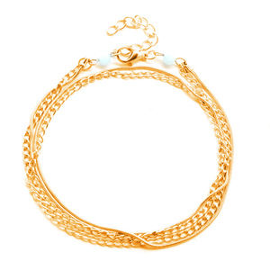Venta caliente de las mujeres europeas americanas estilo étnico nuevo diseño versátil multicapa Retro pulsera de cobre para ocasiones de fiesta - Product Image 6