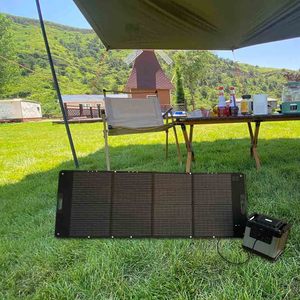 <b>Portable</b> 200W Folding <b>Solar</b> Charging Photovoltaic with 21% Efficiency Grey - Product Image 3