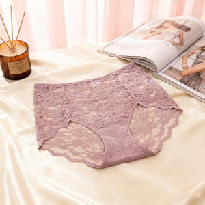 <span class=keywords><strong>Intimo</strong></span> Femminile Sexy ad Alta Elasticità in <span class=keywords><strong>Pizzo</strong></span>, Mutande a Vita Alta Resistenti e Non Deformabili, Mantengono la Sensazione di Freschezza - Product Image 3