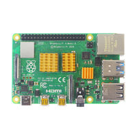 Disipador de Calor de Aluminio para Raspberry Pi 4B, Kit de Refrigeración para Raspberry Pi 4 Modelo B, Disipador de Calor para CPU, RAM, LAN, USB