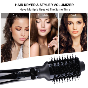 Lidow 6 Trong <span class=keywords><strong>1</strong></span> Salon Máy Sấy Tóc Kit 1200W Tiêu Cực Ion Hot Bàn Chải Không Khí 4 Có Thể Tháo Rời Bàn Chải Cho Khách Sạn - Product Image 5