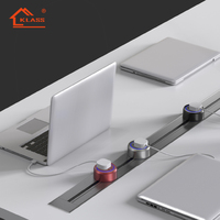 Gran oferta, sistema de pista de alimentación, enchufe eléctrico con enchufe USB tipo C para oficina en casa inteligente, pista de enchufe de alimentación móvil, enchufes de riel