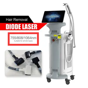 755/1064nm Diode Hair Removal Lase 808nm Beauty Machine Face Hair Removal For Women