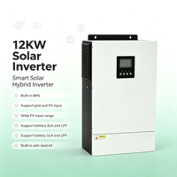 Onduleur solaire hors réseau MAX 12KW II 48V à onde sinusoïdale pure hybride MPPT 90-450VDC avec surveillance WiFi IP21 CAN pour batteries lithium-ion, montage mural