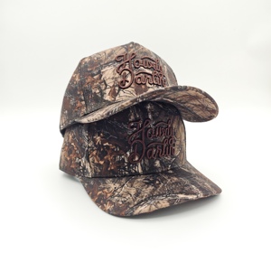 Tùy chỉnh hơi cong vành 5 bảng Camo Mũ bóng chày với tùy chỉnh của riêng bạn 3D thêu logo - Product Image 5