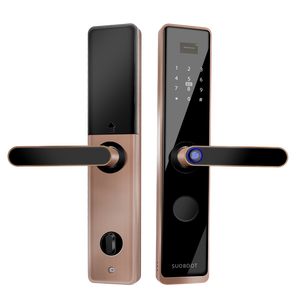 Cerradura Inteligente Digital <span class=keywords><strong>Enrique</strong></span> Tuya con WiFi, Reconocimiento de Huella Dactilar y Contraseña, Compatibilidad con Puertas de Aleación de Aluminio - Product Image 1