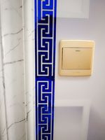 Autocollant Mural Amovible 3D en Trois Dimensions, Miroir en Plastique Acrylique pour Décoration de Salon et Maison