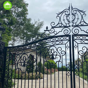 MJYT Gate Company diseña y fabrica puertas <span class=keywords><strong>de</strong></span> <span class=keywords><strong>entrada</strong></span> <span class=keywords><strong>de</strong></span> hierro forjado <span class=keywords><strong>de</strong></span> lujo, adecuadas para villas, fincas y castillos. - Product Image 2