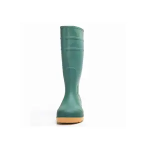 하이 퀄리티 블랙 오래 지속되는 안전 PVC gumboots 접는 gumboots CE 표준