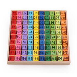 Jouets éducatifs en bois Montessori pour enfants, 99 jouets pour bébés, <span class=keywords><strong>Table</strong></span> de <span class=keywords><strong>Multiplication</strong></span>, outils pédagogiques arithmétiques pour enfants - Product Image 1