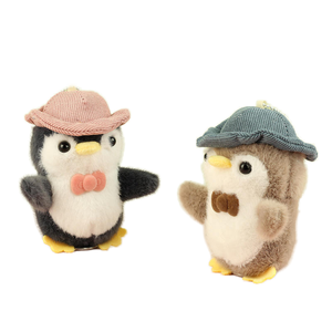 Llavero de Pingüino de Peluche Suave, Disfraz de Cosplay para el Día de la Tierra, Juguete de Peluche, Llavero, Adorno para Bolsos y Sombreros, Accesorios Decorativos Portátiles - Product Image 1
