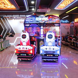 Machine de jeu d'arcade de course immersive « Speed Crossing » avec <span class=keywords><strong>volant</strong></span> et retour de force – Défi de course au niveau ludique - Product Image 2