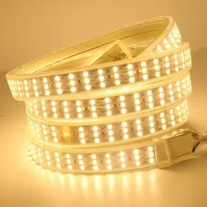 Tira de luces LED impermeable, Conexión macho y hembra, 5, 10, 20 metros, SMD 2835, 180LED/m, IP67