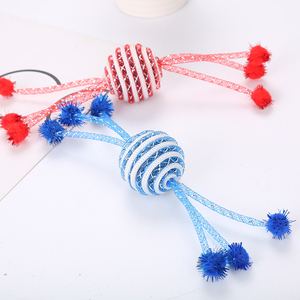 2025 in maglia a tubo palla Pet giocattoli interattivi per gatti giocattoli per interni gatti giocattoli per gatti - Product Image 2