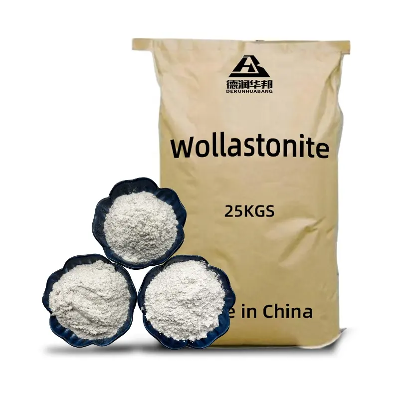 Fabrika fiyat üretici tedarik 325 Mesh beyaz toz Acicular Wollastonite tozu