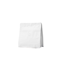 Pochette carrée à fond plat personnalisée, sac d'emballage en plastique recyclable résistant à l'humidité pour les aliments en collation