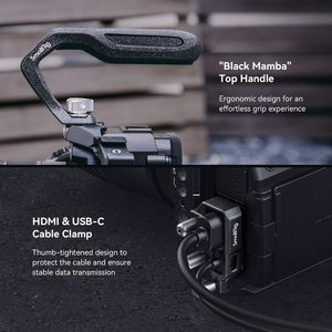 Cho smallrig 4024 Hợp kim nhôm màu đen cho <span class=keywords><strong>G9</strong></span> II/S5 II/S5 IIx W TOP xử lý Cáp kẹp được xây dựng Mamba lồng Kit - Product Image 6